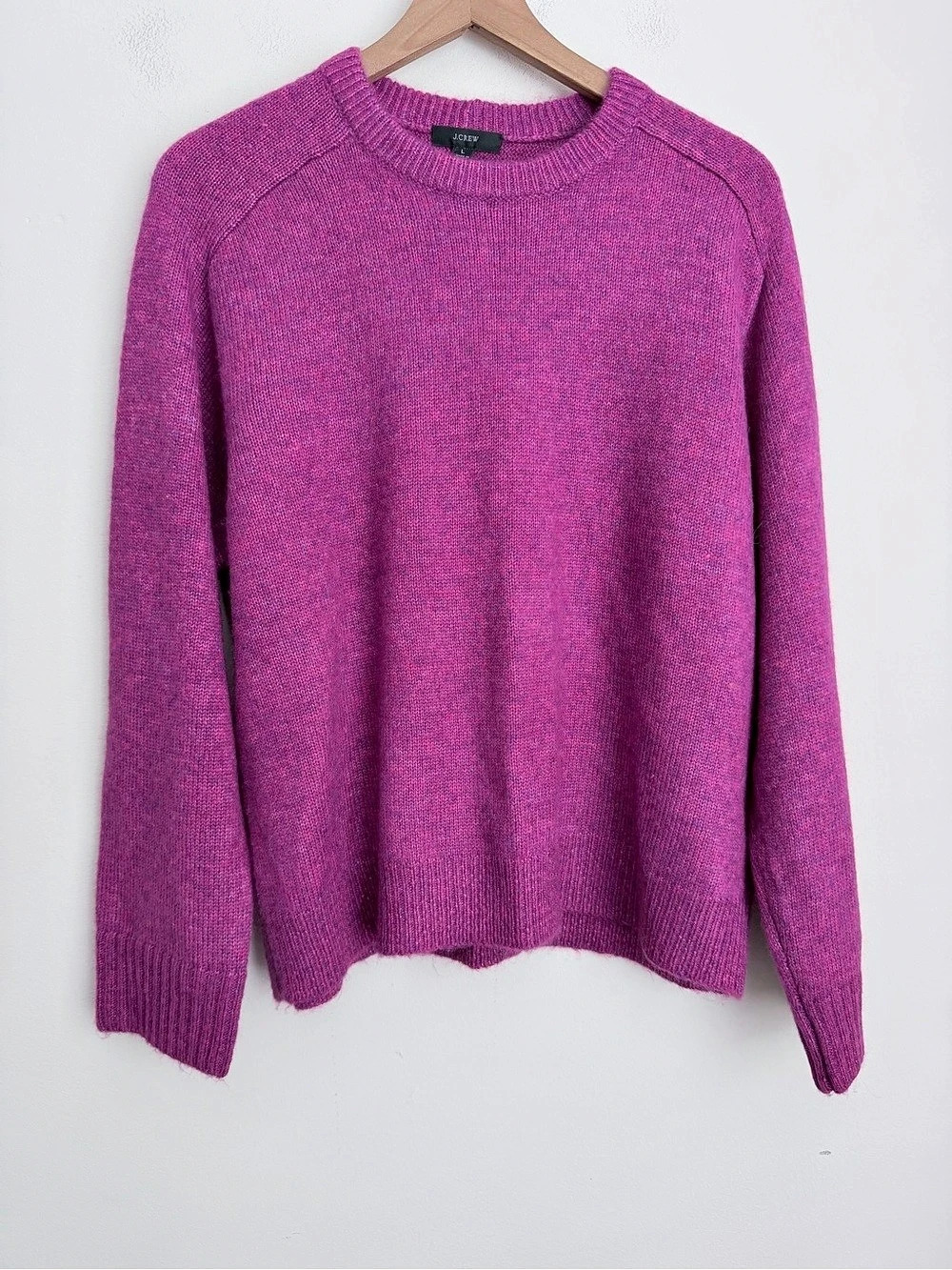 J. Crew Merino wool Alpaca-blend crewneck sweater L NWT